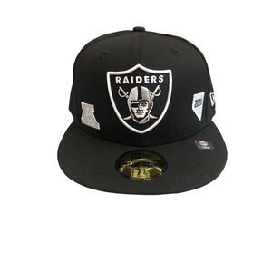New Era Las Vegas Raiders Identity 59Fifty Fitted Hat Size 7 3/8
